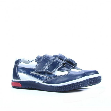 Kinderschuhe 16-1c indigo+weiß