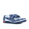 Kinderschuhe 16-1c indigo+weiß