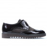 Herren Casual Schuhe 831 Lack Kaffee kombiniert