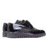 Herren Casual Schuhe 831 Lack Kaffee kombiniert