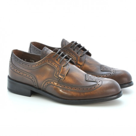 Elegante Herrenschuhe 799 in Braun