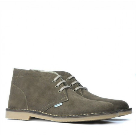 Ghetestiefel Herren 7300 braunes Veloursleder