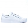 Herren-Sportschuhe 959sc weiß Klettverschluss