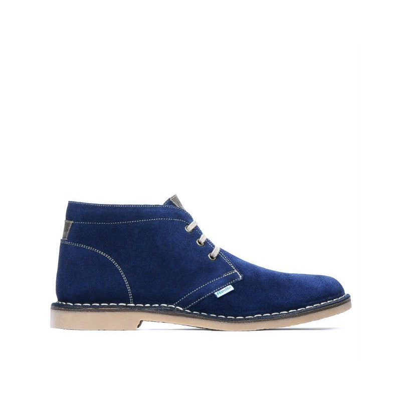 Herrenstiefel 7300 Indigo Veloursleder