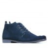 Herrenstiefel 412 Indigo Veloursleder