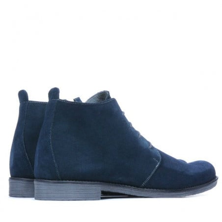 Herrenstiefel 412 Indigo Veloursleder