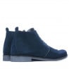 Herrenstiefel 412 Indigo Veloursleder