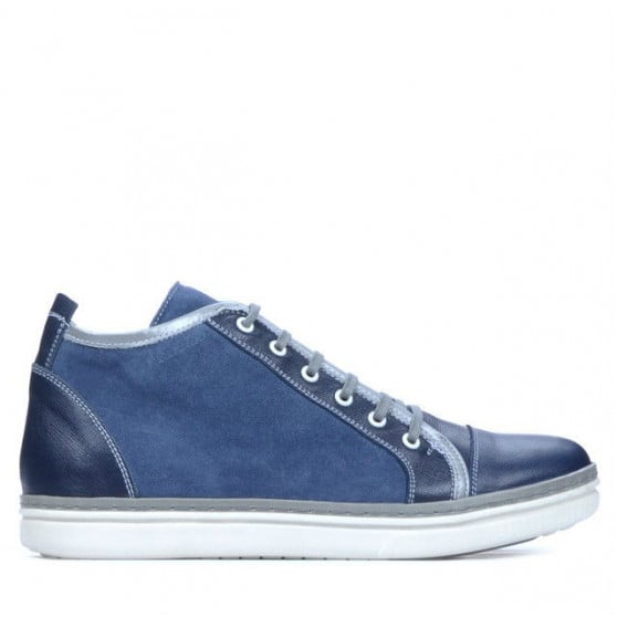 Herrenstiefel 480 indigo kombiniert Herrenstiefel 480 indigo kombiniert