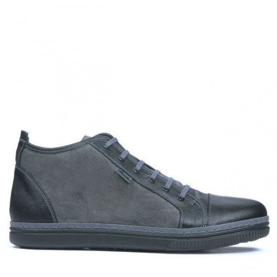Herrenschuhe 480 schwarz+grau Herrenschuhe 480 schwarz+grau