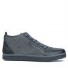 Herrenschuhe 480 schwarz+grau