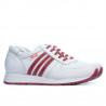 Damen Sportschuhe 665 weiß+rot