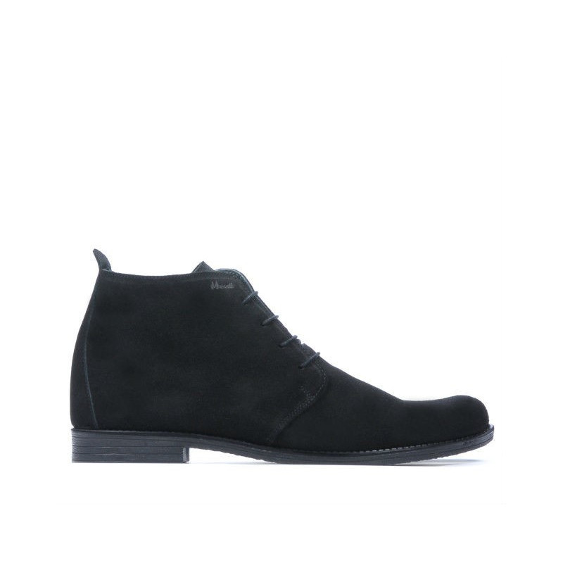 Herrenschuhe 412 schwarz Velours