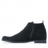 Herrenschuhe 412 schwarz Velours
