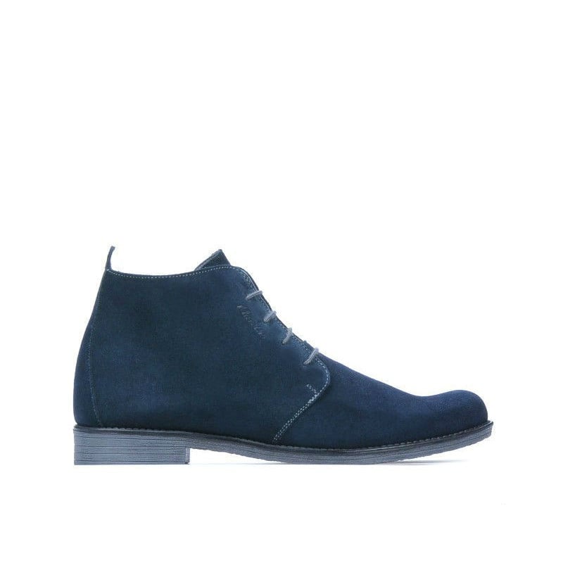 Herrenstiefel 412 Indigo Veloursleder