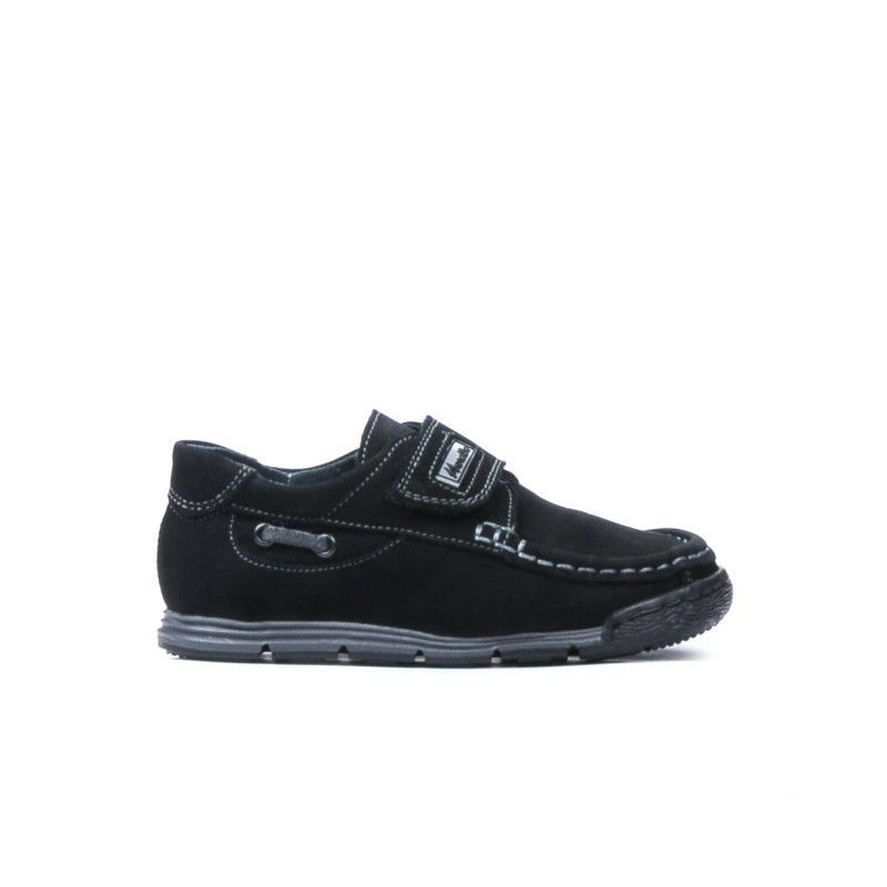 Kleinkinderschuhe 01c schwarz Velours