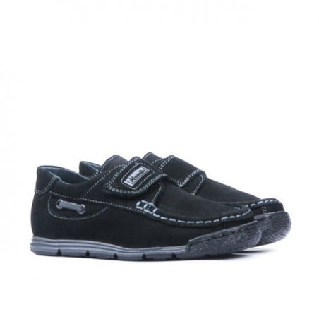 Kleinkinderschuhe 01c schwarz Velours