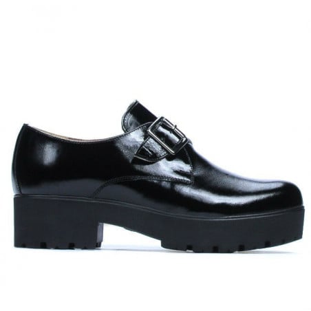 Damen Freizeitschuhe 670 Lack schwarz
