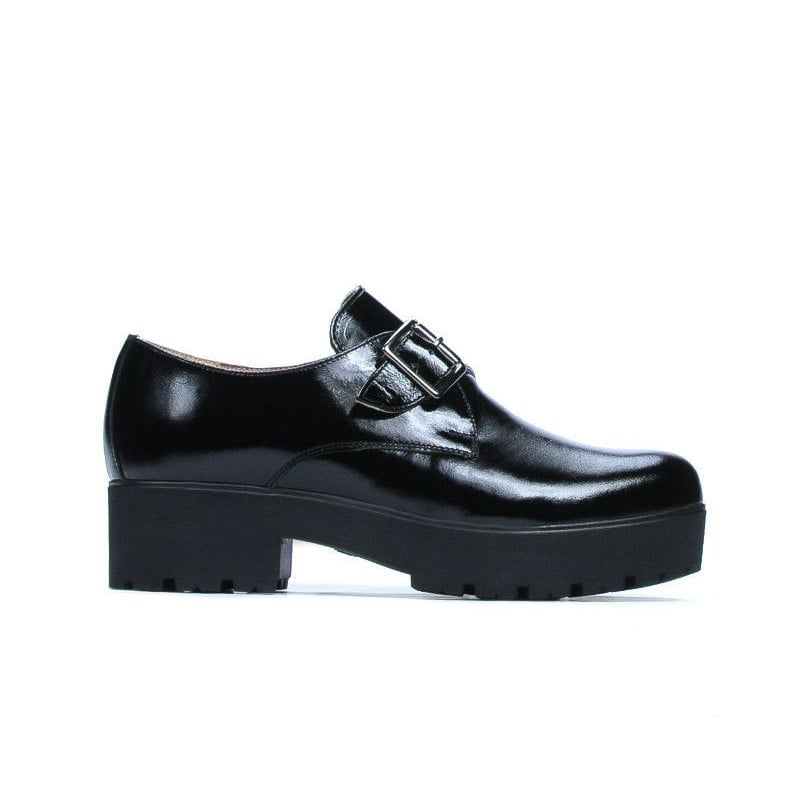Damen Freizeitschuhe 670 Lack schwarz