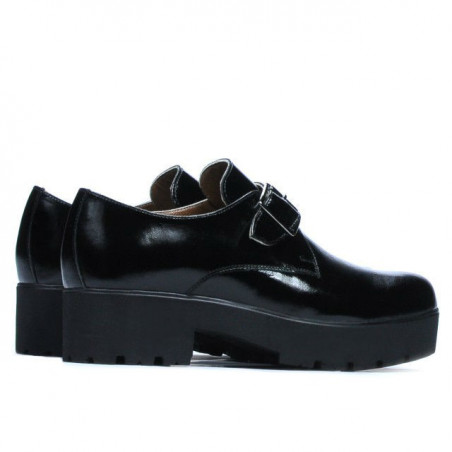 Damen Freizeitschuhe 670 Lack schwarz