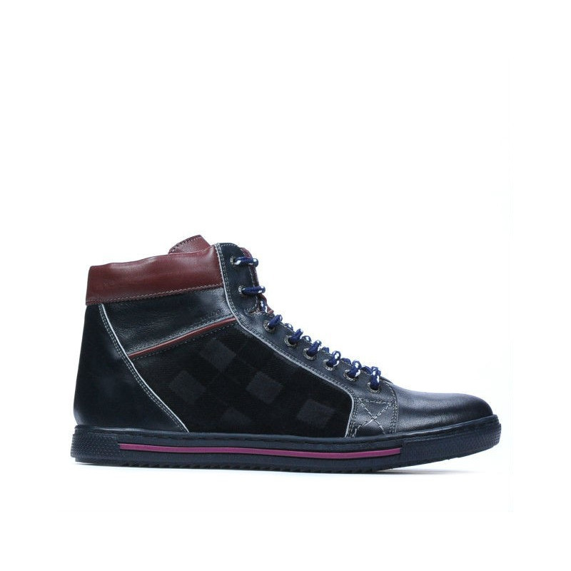 Herrenstiefel 467 Indigo+Bordeaux