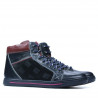 Herrenstiefel 467 Indigo+Bordeaux