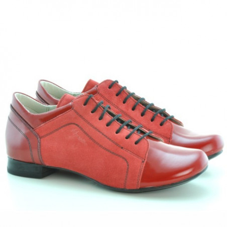 Damen-Casualschuhe 645 rot kombiniert