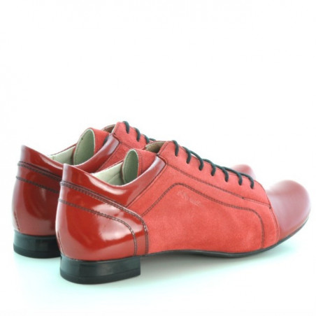 Damen-Casualschuhe 645 rot kombiniert