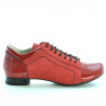 Damen-Casualschuhe 645 rot kombiniert