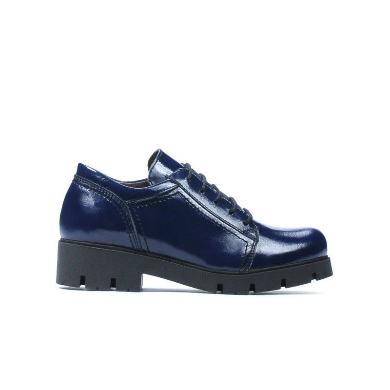 Kinderschuhe 158 Lack Indigo
