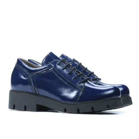 Kinderschuhe 158 Lack Indigo