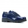 Kinderschuhe 158 Lack Indigo