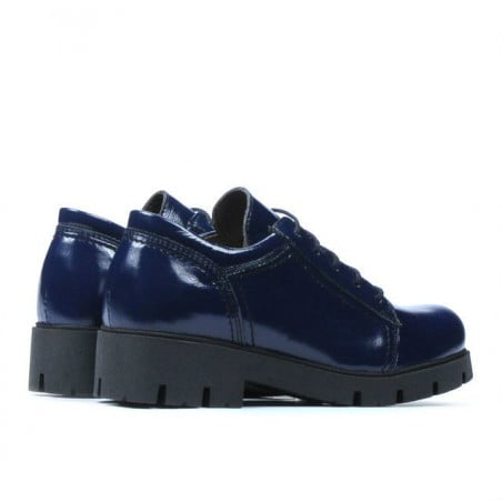 Kinderschuhe 158 Lack Indigo