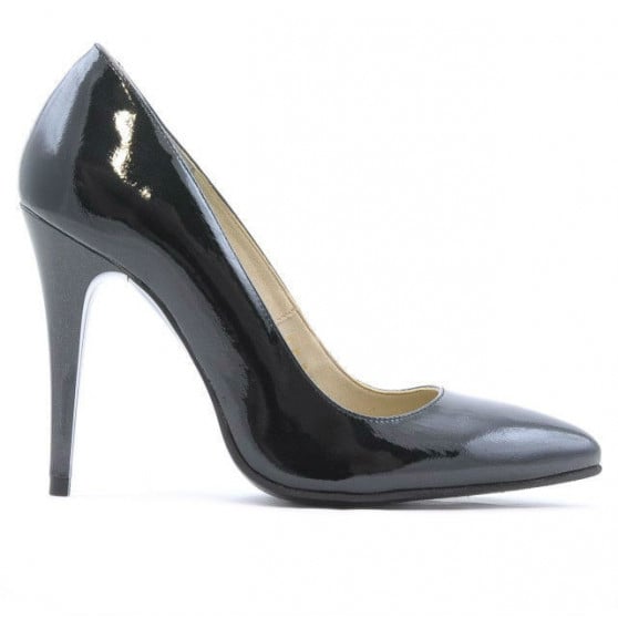 Damen elegante Schuhe 1241 Lack Petrol Perlmutt Damen elegante Schuhe 1241 Lack Petrol Perlmutt