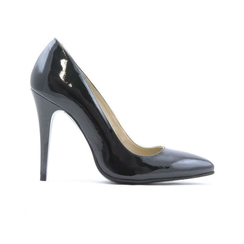 Damen elegante Schuhe 1241 Lack Petrol Perlmutt