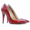 Elegante Damenschuhe 1241 Lack Bordeaux