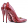 Elegante Damenschuhe 1241 Lack Bordeaux