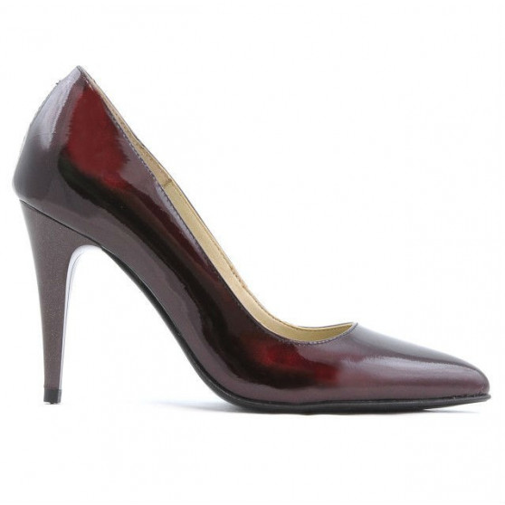 Elegante Damenschuhe 1246 Lack Bordeaux 01 Elegante Damenschuhe 1246 Lack Bordeaux 01