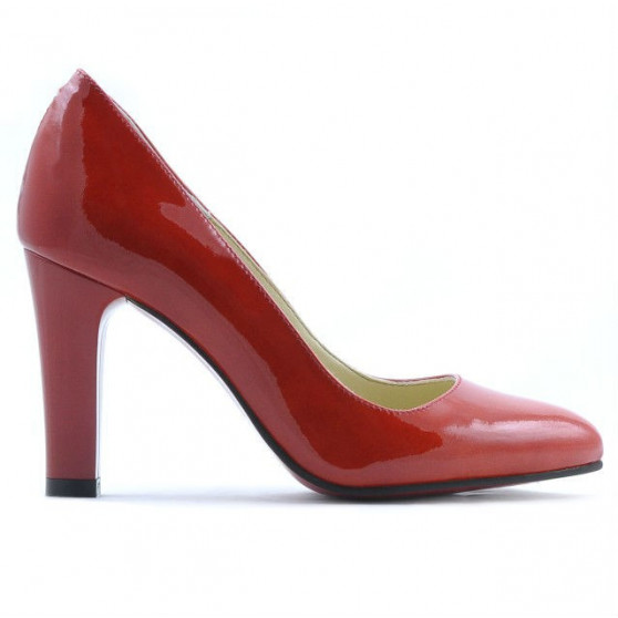 Damen elegante Schuhe 1243 Lack rot01 Damen elegante Schuhe 1243 Lack rot01