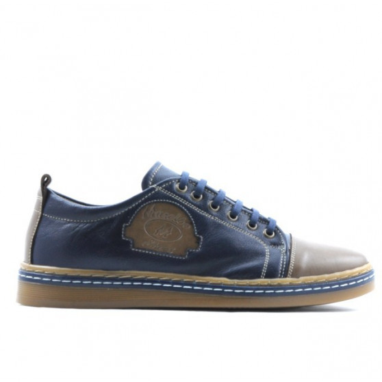 Jugendsportschuhe 392 braun+indigo