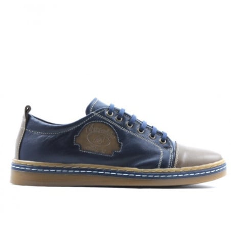 Jugendsportschuhe 392 braun+indigo