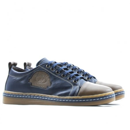 Jugendsportschuhe 392 braun+indigo