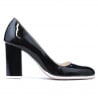 Elegante/schicke Damenschuhe 1254 Lack schwarz