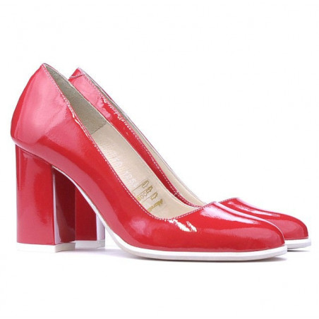 Elegante/legere Damenschuhe 1254 Lack Rot