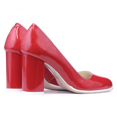 Elegante/legere Damenschuhe 1254 Lack Rot