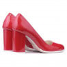 Elegante/legere Damenschuhe 1254 Lack Rot
