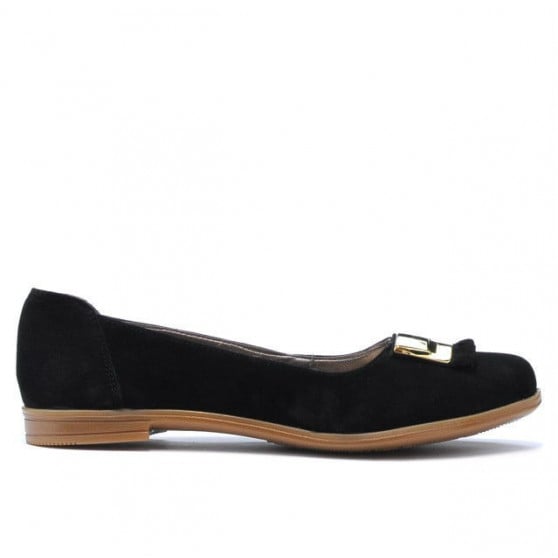 Damen-Ballerinas 674 schwarz Velours Damen-Ballerinas 674 schwarz Velours