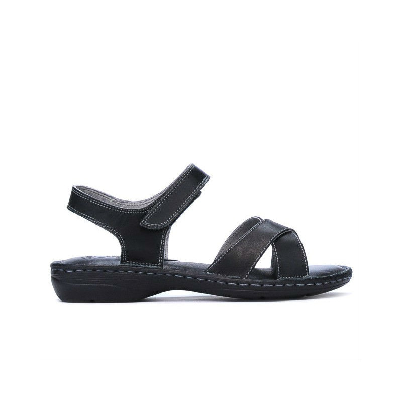 Damensandalen 502 schwarz