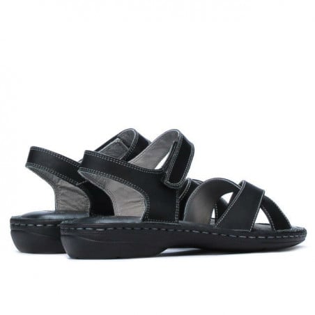Damensandalen 502 schwarz