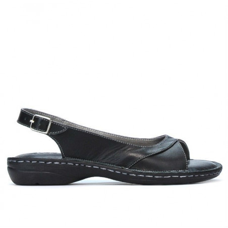 Damensandalen 503 schwarz