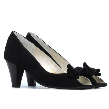 Damensandalen 1255 Schwarz Antilope